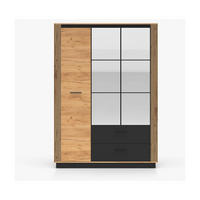 KLEIDERSCHRANK – 150 cm – Urso – Schwarz – KS-021 - Schwarz, Holzwerkstoff (150/210/58cm) - hi-markt