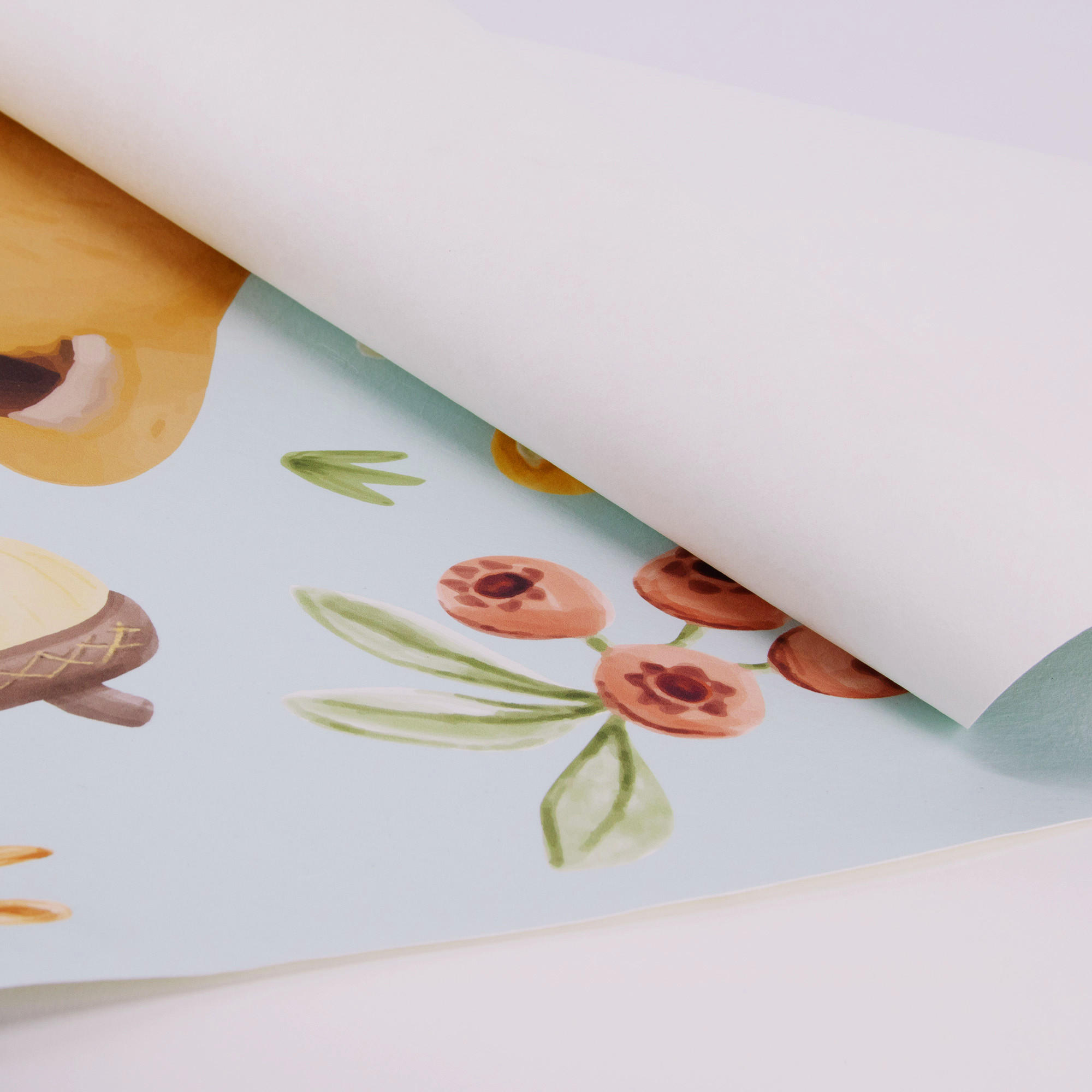 TAPETENKREIS Waldfreunde - Multicolor, Papier/Kunststoff (100/100cm) - Little Dutch