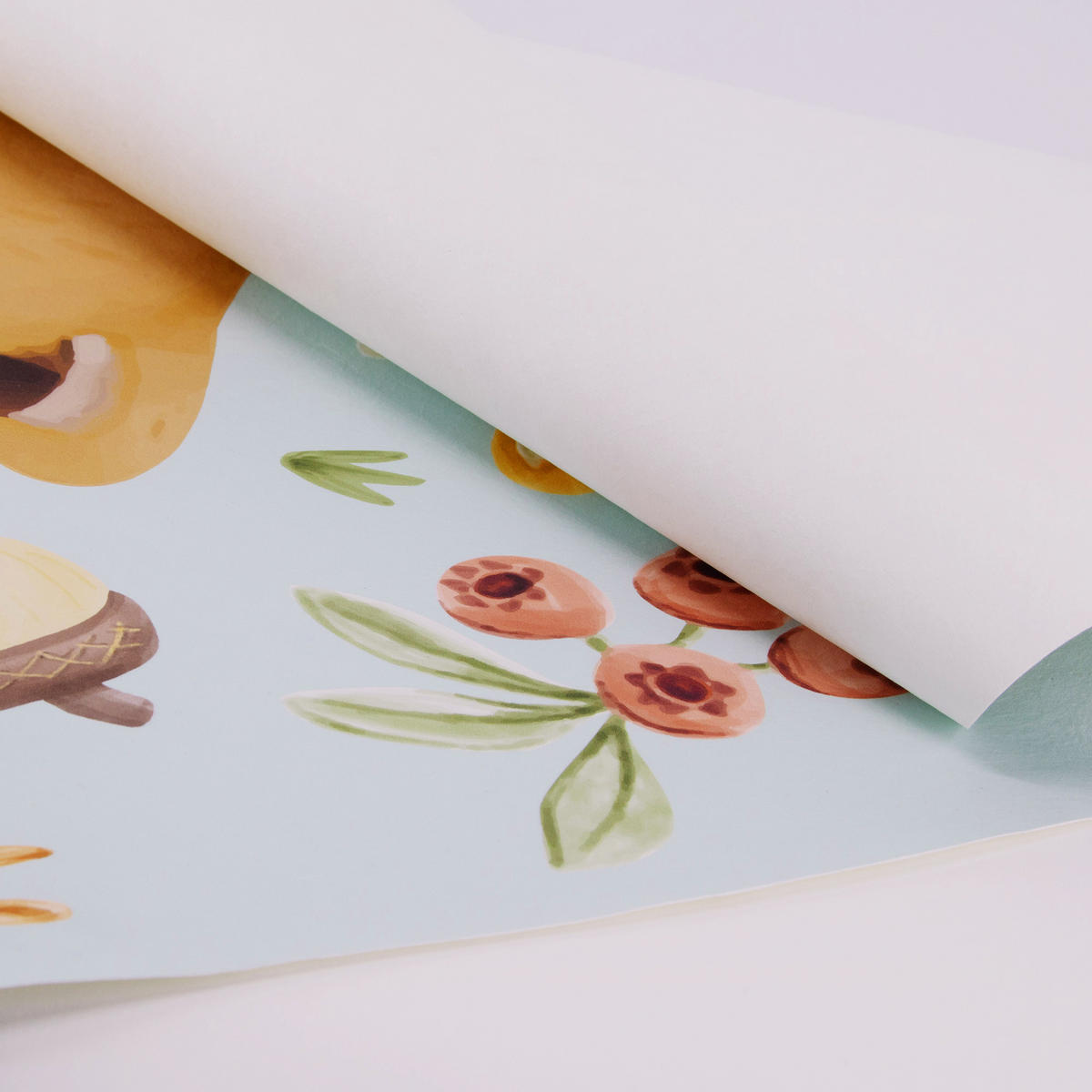 TAPETENKREIS Waldfreunde - Multicolor, Papier/Kunststoff (100/100cm) - Little Dutch