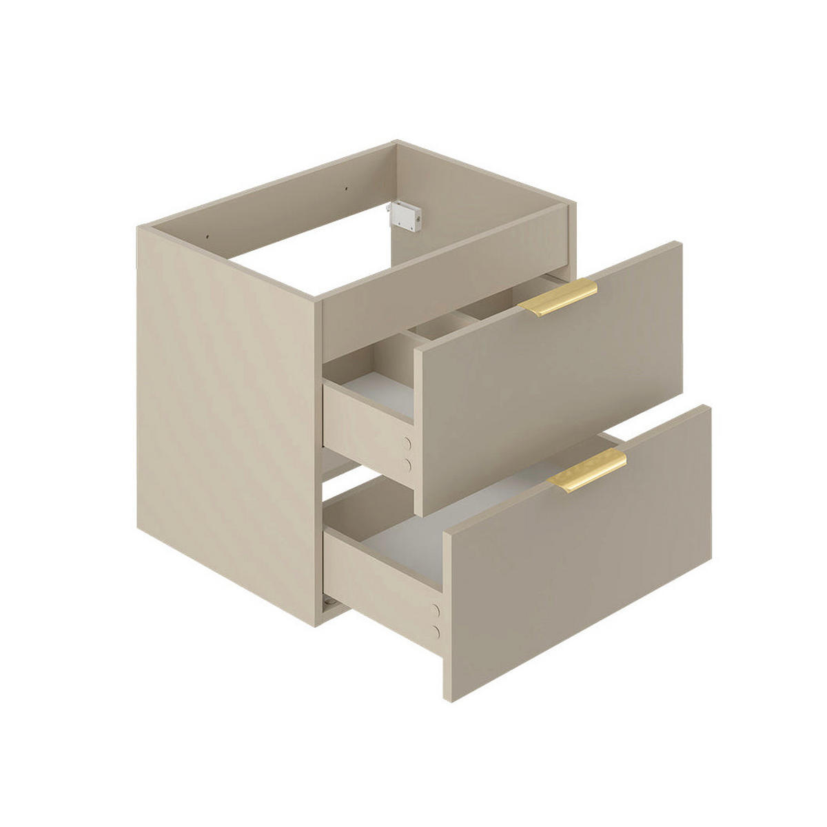 WASCHTISCH 60cm Astrid Kaschmir - Beige, Holzwerkstoff (60/50/45.8cm) - Petits-meubles