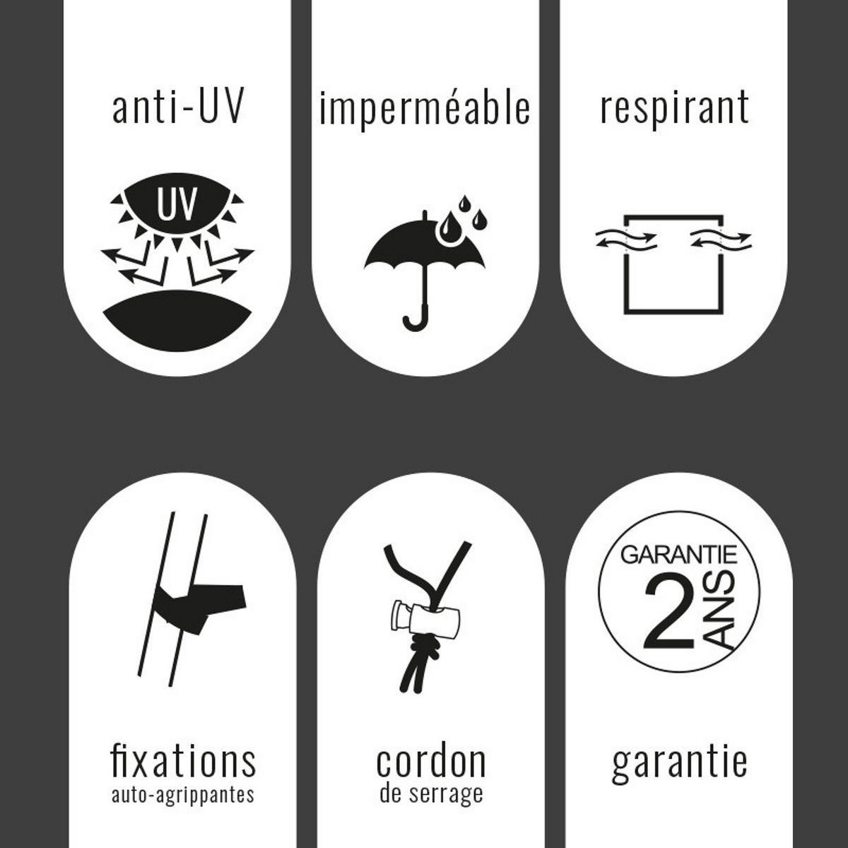 MULTIFUNKTIONSHÜLLE 200/300 cm - Schwarz, Textil (200/300/51cm) - Somagic