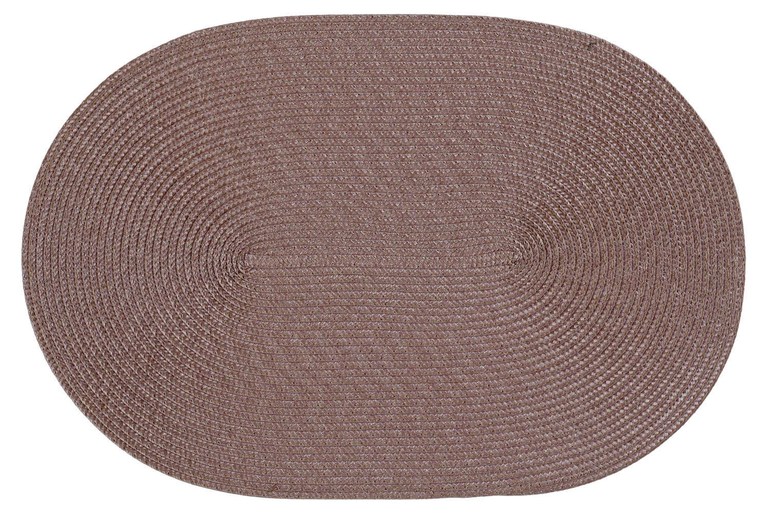 PLATZSET Polypro Schoko oval ca. 45x30 cm Platzdeckchen Tischset - Braun, Kunststoff (30/45cm) - TiborTex