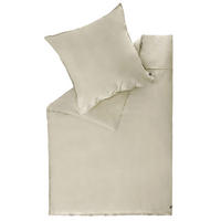 SATIN BETTWÄSCHE PLAIN - Beige, Textil (140/200cm) - Schöner Wohnen