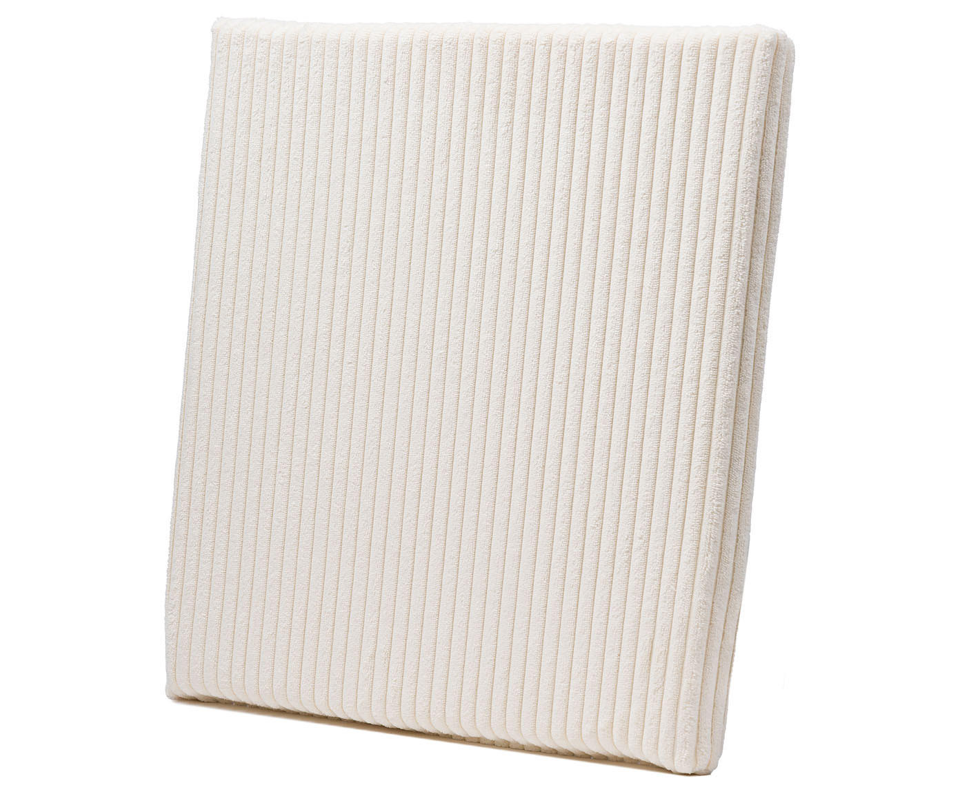 SITZKISSEN Anafi 40x40x3cm WEISS - Weiß, Textil (40/40cm)