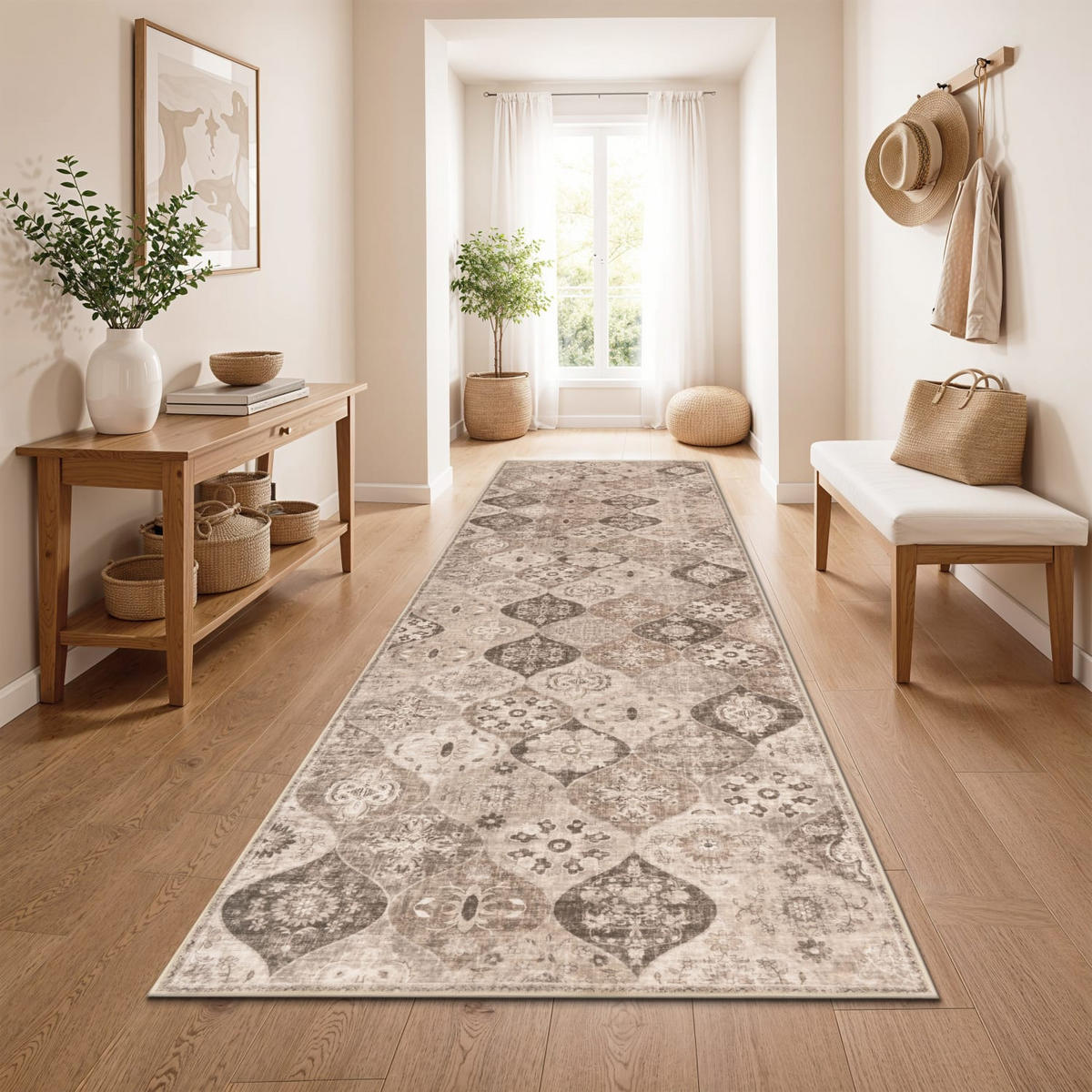 KURZFLORTEPPICH 80/300 cm Semer 421 - Taupe, Kunststoff (80/300cm) - Paco Home