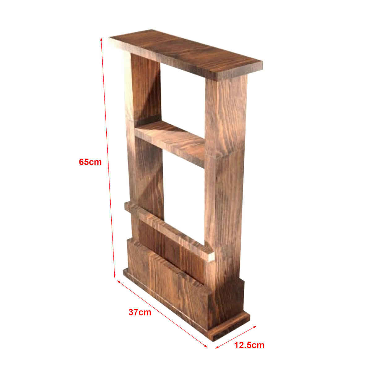 BEISTELLTISCH Nørhald 65x37x12,5 cm 37/12/65 - Kieferfarben, Holz (12/37/65cm) - [en.casa]
