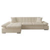 ECKSOFA Malwi, Seite: Links - Mokka, Holz/Textil (278/161cm) - MIRJAN24