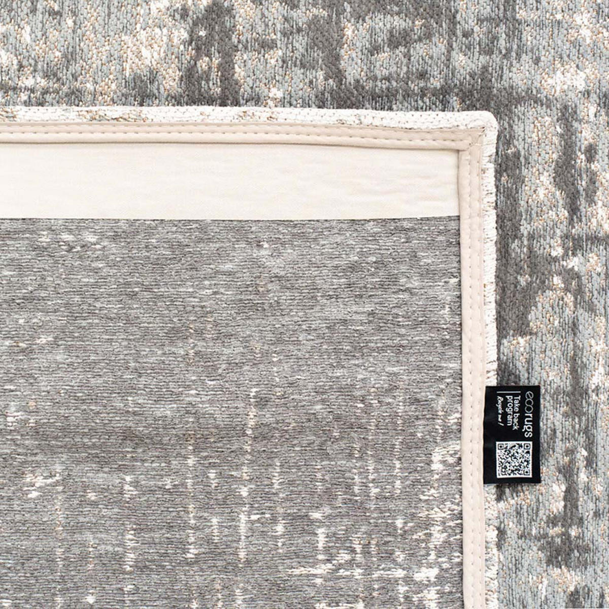 TEPPICH Jersey Stone Mad Men Griff 170/240 cm - Grau, Textil (170/240cm) - Louis De Poortere