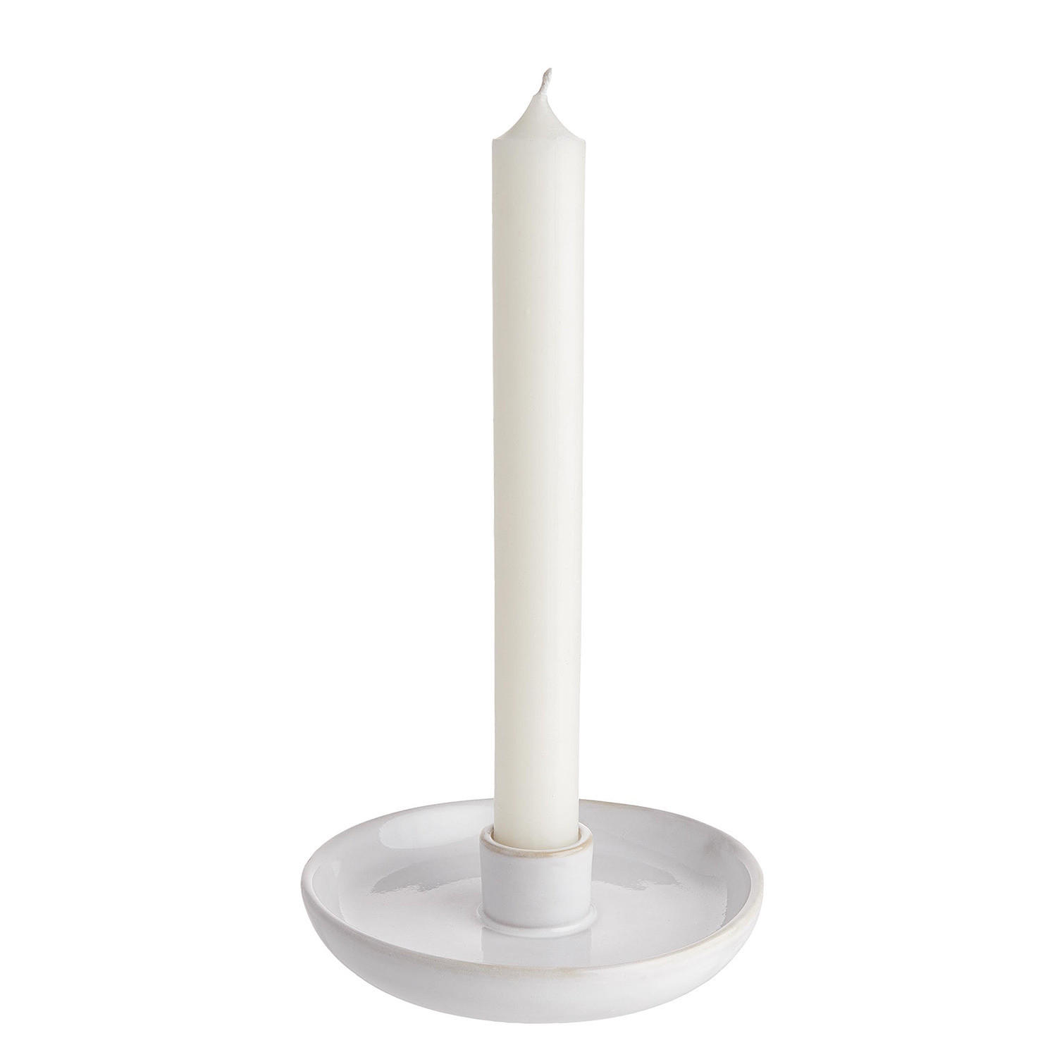 KERZENHALTER Peaceful - Creme, Keramik (16/2.5/16cm) - Butlers