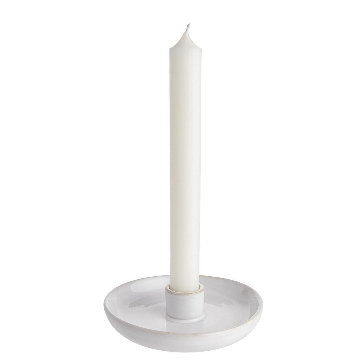 KERZENHALTER Peaceful - Creme, Keramik (16/2.5/16cm) - Butlers