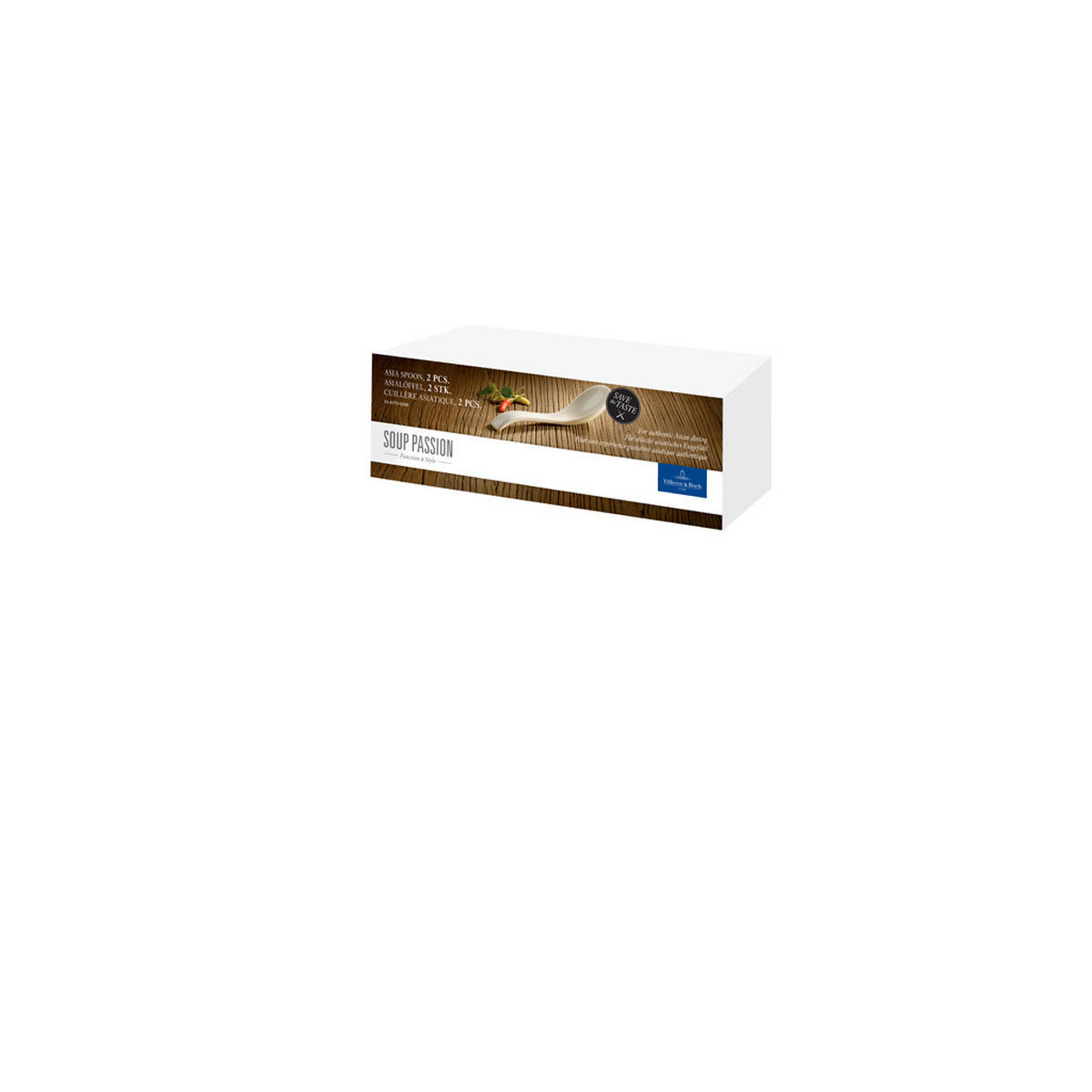 ASIALÖFFEL Soup Passion weiß 14,5 x 4,2 x 3,8 2er Set - Weiß, Keramik - Villeroy & Boch
