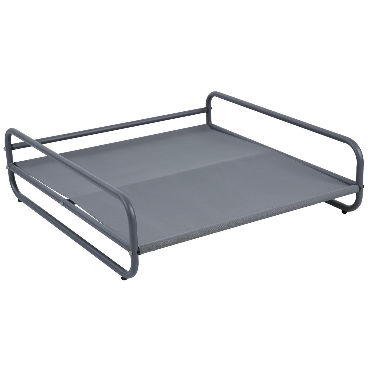 GARTENHOCKER, Grau - Grau, Textil (97/42/97cm) - Oviala