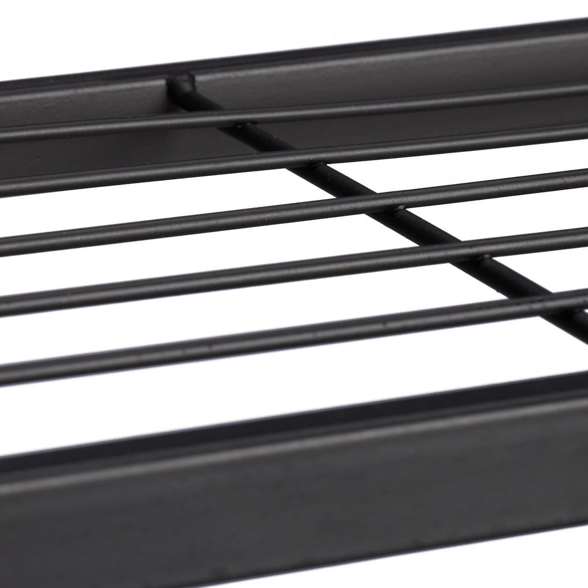 BLUMENTREPPE - Schwarz, Metall (70/69/60cm) - Relaxdays