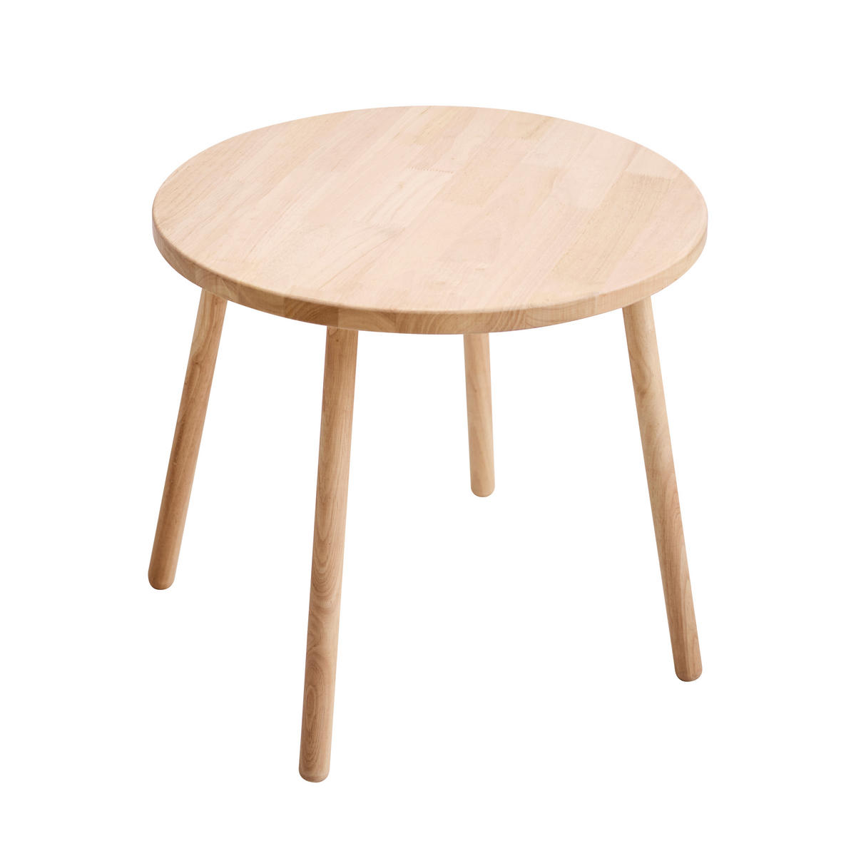 HOCKER 2er-Set und TISCH für Kinder - Braun, Holz (55/49/40cm) - Nordlys