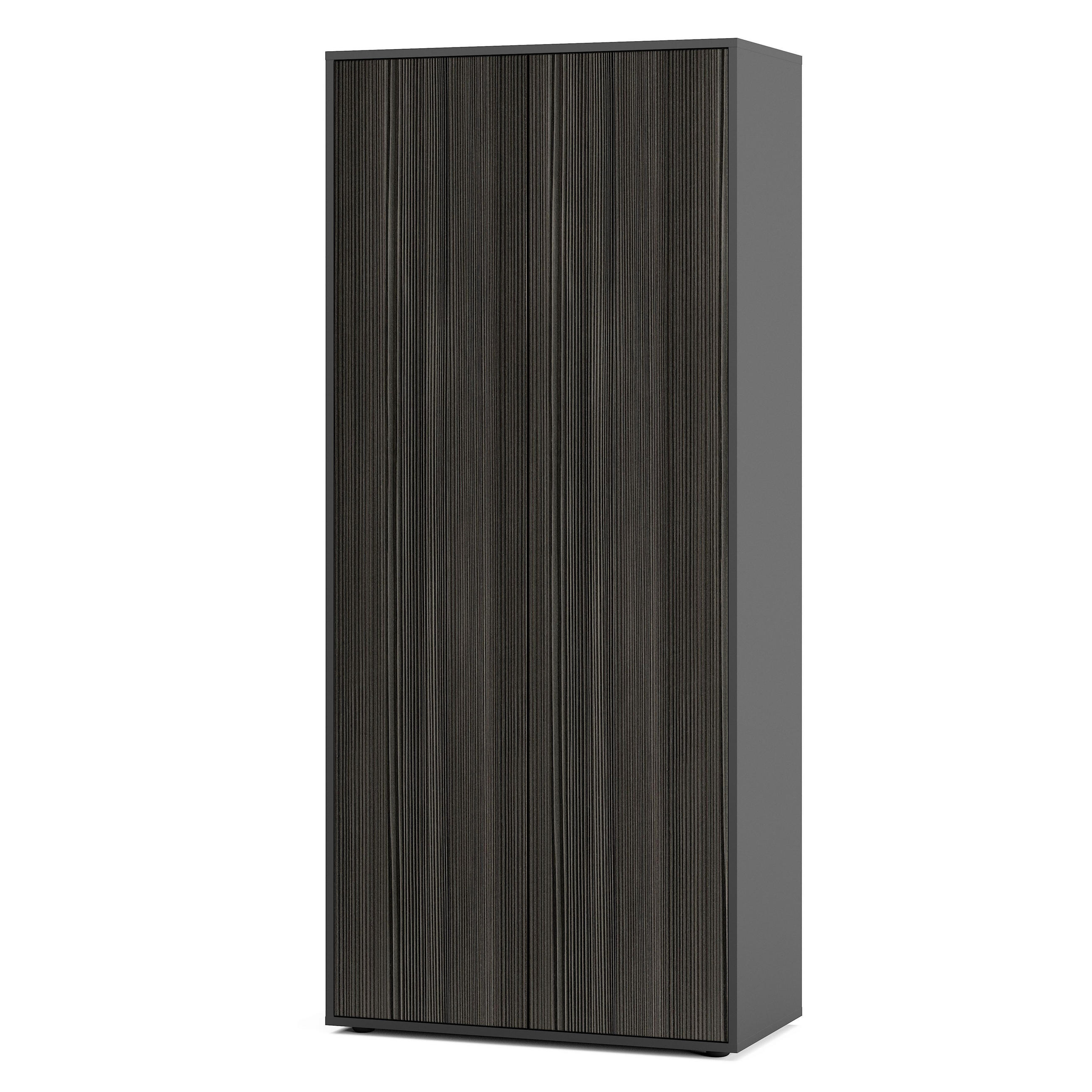 AKTENSCHRANK Amira T00 Avola Anthrazit 180/80/40 cm - Anthrazit, Holzwerkstoff (80/180/40cm) - SIMPLYFURN