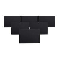 PLATZMATTEN Fenya Schwarz 43 x 30 cm 6er Set - Schwarz, Kunststoff (43/30/0.2cm) - Ritzenhoff Breker