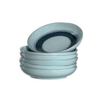 SUPPENTELLER Matera blau ø 20.7 cm 6er Set - Blau, Keramik (20.7cm) - Leonardo Living