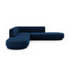 WENDBARES-ECKSOFA Miley aus Samt königsblau 5 Sitzplätze - Blau, Textil (248/248cm) - Micadoni