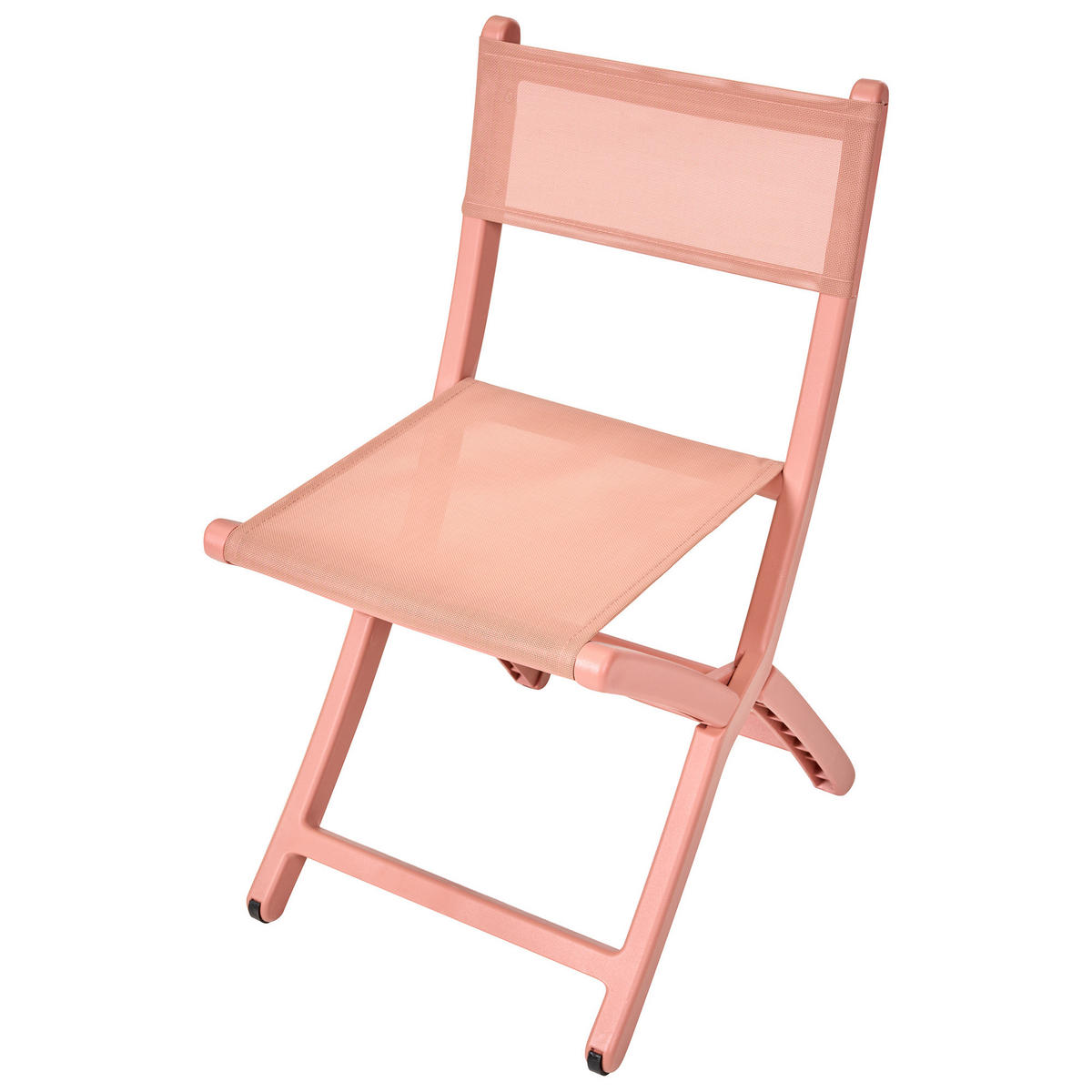 GARTENSTUHL 4er-Set Korallenrot Talca - Rot, Kunststoff (45/83/53cm) - Beliani