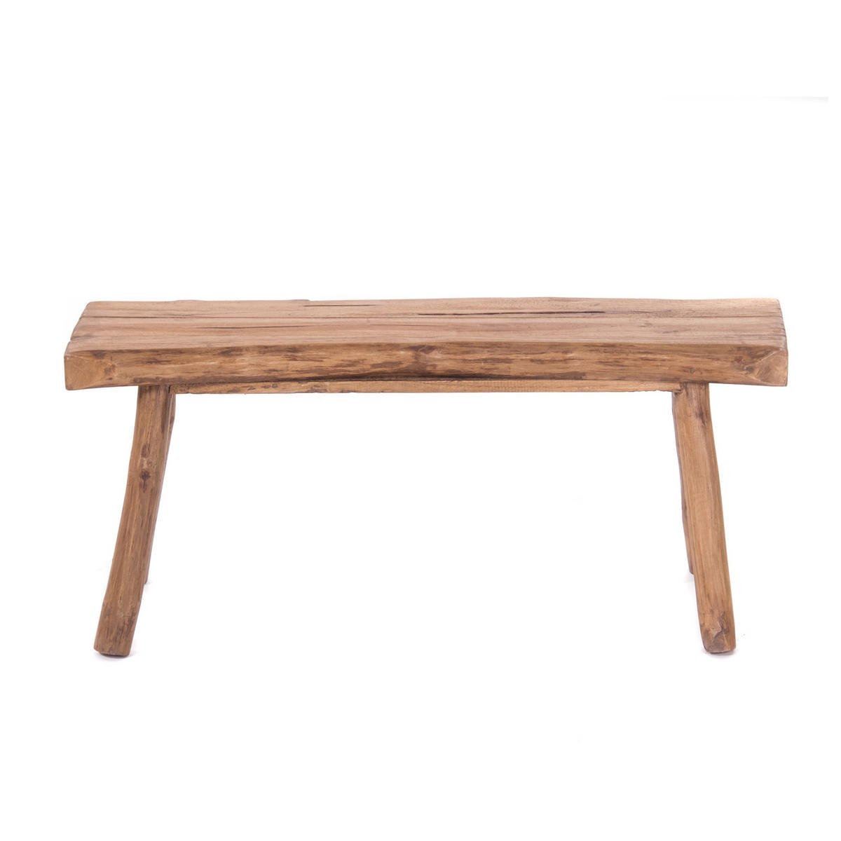 SITZBANK Malu 93 Teak Massivholz naturfarben - Naturfarben, Holz (93/44/33cm) - DESIGN DELIGHTS