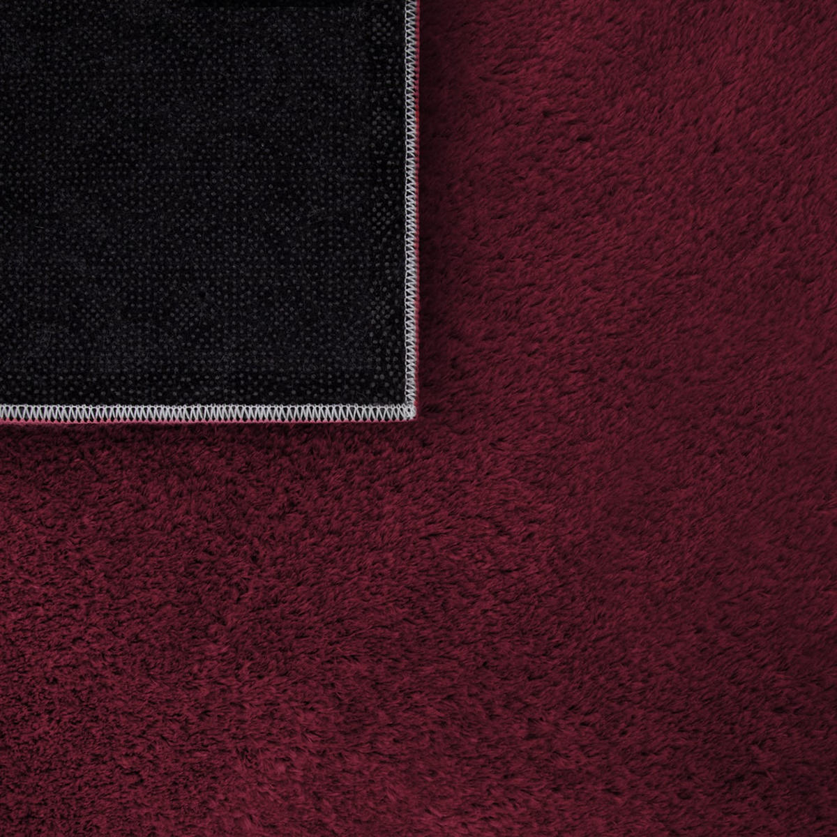 FLACHWEBETEPPICH Rot Ø 120 cm - Rot, Kunststoff (120/120cm) - TT Home