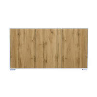 SIDEBOARD Elena, Kommode mit Push-to-Open, Made in Germany, Moderner Schrank, Weiß matt/Eiche Evoke (152,5 x 83 x 37 cm) - Eiche Wotan, Holzwerkstoff (152.5/83/37cm) - InnoFurn