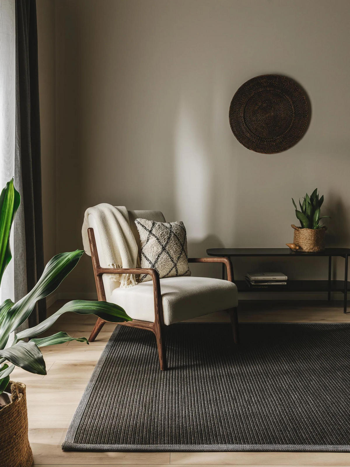 OUTDOORTEPPICH Nandi Schwarz 160x230 cm - Schwarz, Textil (160/230cm) - benuta Nest