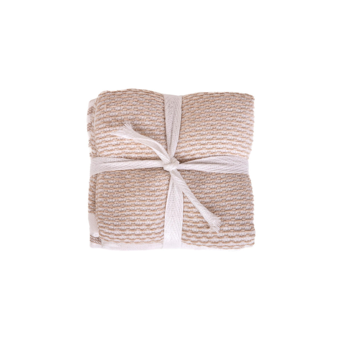 HANDTUCH Heriett beige 4er-Set 30/30 cm - Beige, Textil (30/30cm) - Homla