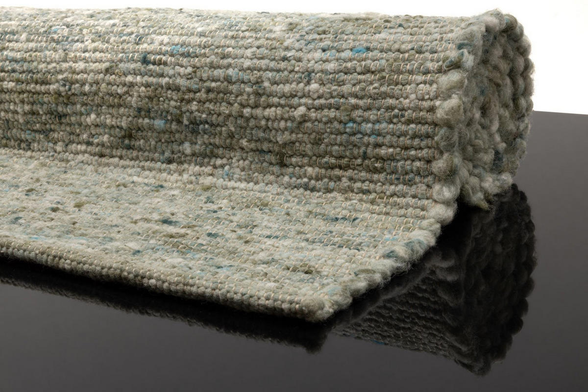 HANDWEBTEPPICH Alm-Freude 70x240 cm - Grün, Textil (70/240cm) - THEKO
