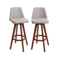 BARHOCKER 2-ER SET taupe 2er-Set - Taupe, Textil (39/105/45cm) - MCW
