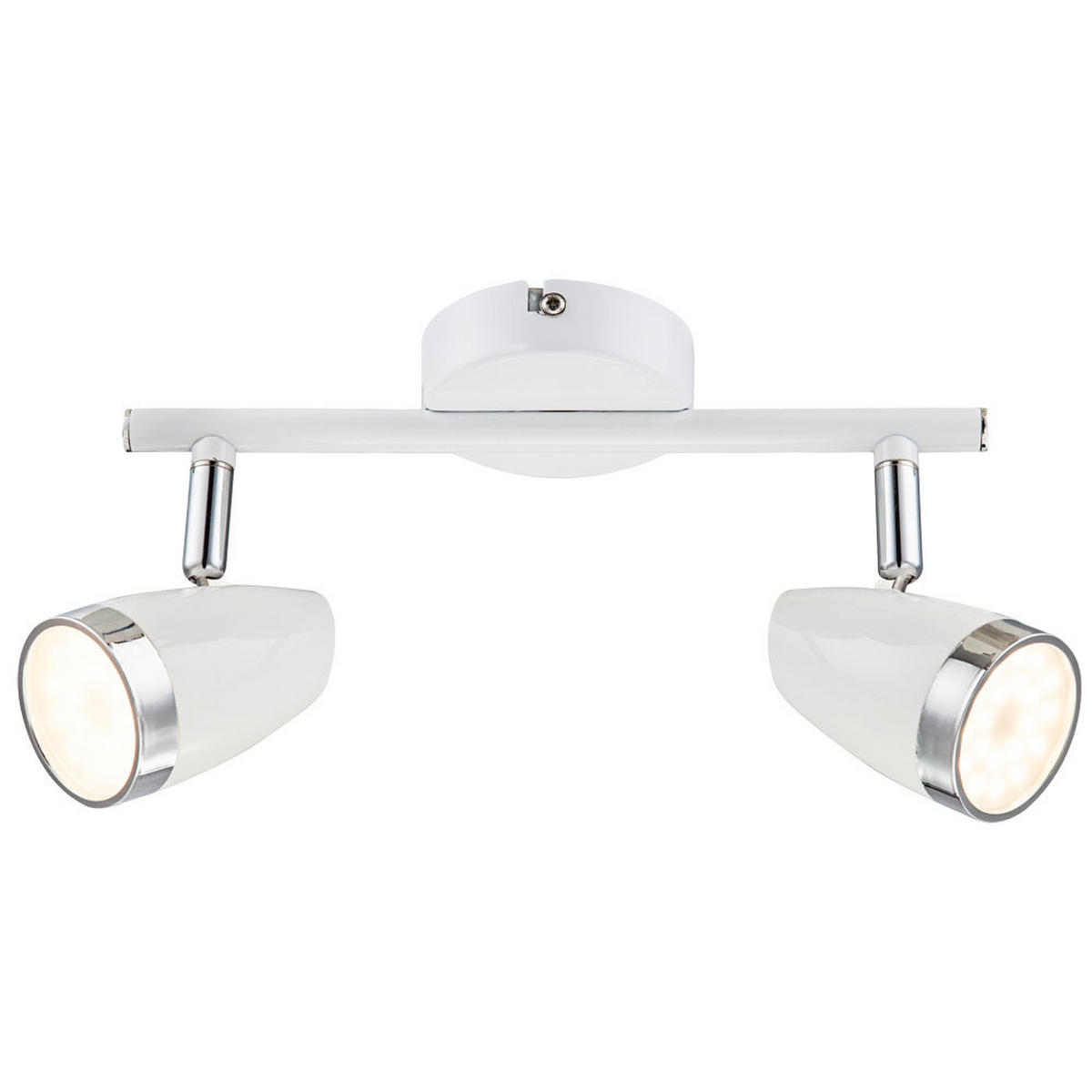 LED DECKENLEUCHTE Metall Weiß MINOU - Weiß, Metall (25/8/15.5cm) - Globo Lighting