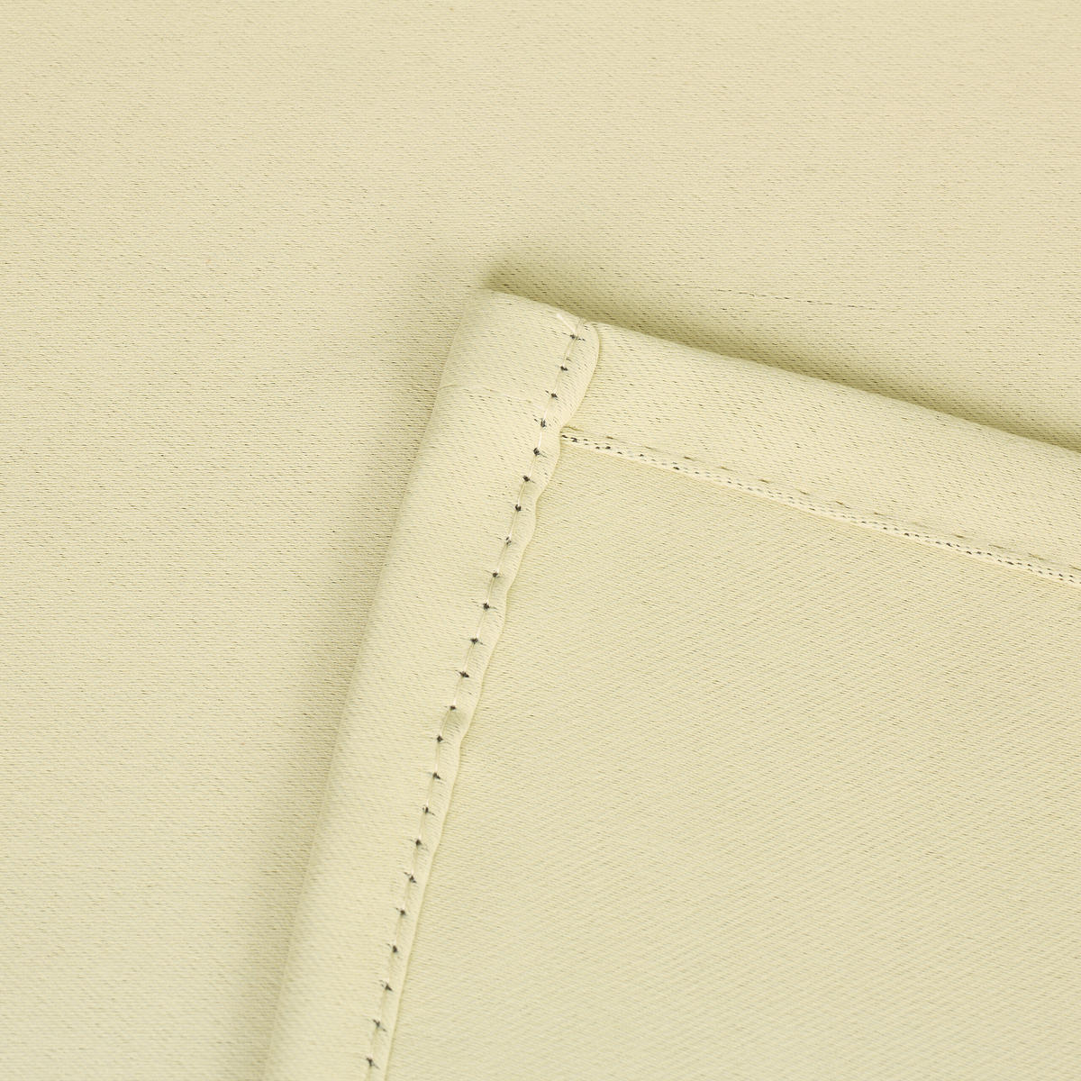 2XVORHANG - Beige, Textil/Metall (135/245/0.4cm) - Relaxdays