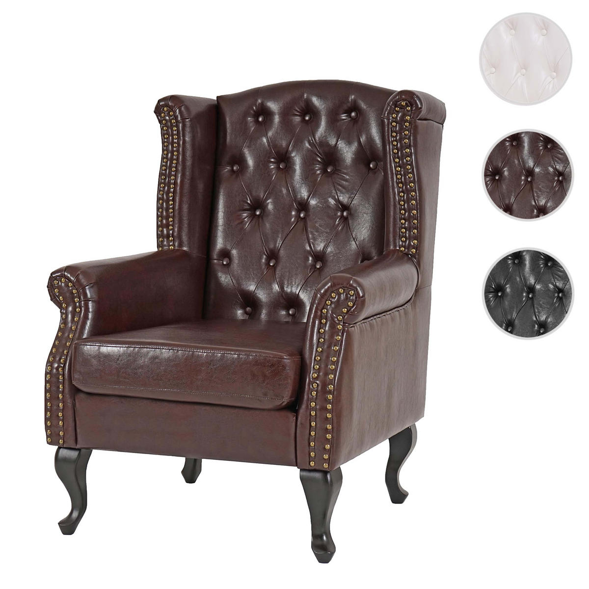 RELAXSESSEL Kastanienbraun - Rotbraun, Textil (75/102/80cm) - MCW
