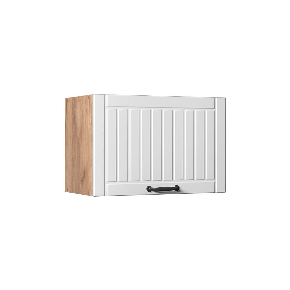 NÁSTENNÁ SKRINKA Fame-Line, Biely vidiecky dom/Dub Goldkraft, 60 cm - biela/dub medový, kompozitné drevo (60/40/34.1cm) - Vicco