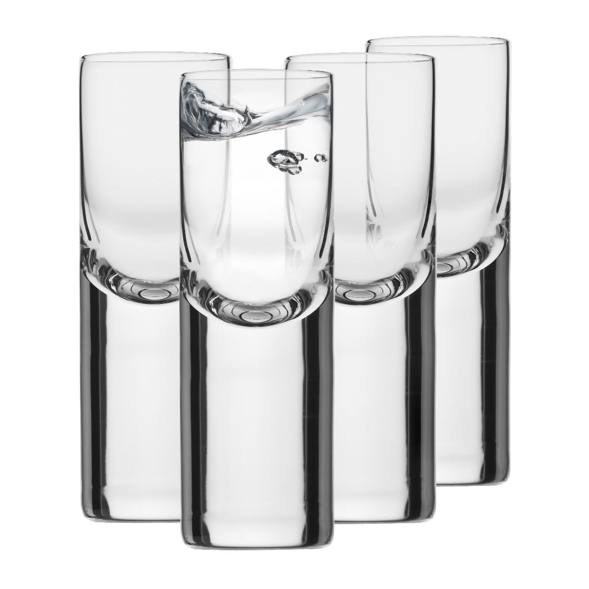 SCHNAPSGLÄSER GOTHIC, 4ER-SET, 30 ML - Transparent, Glas (0.03L) - Krosno Glass