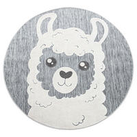 KINDERTEPPICH 160/160 cm Tweet 468 - Grau, Textil (160/160cm) - Paco Home