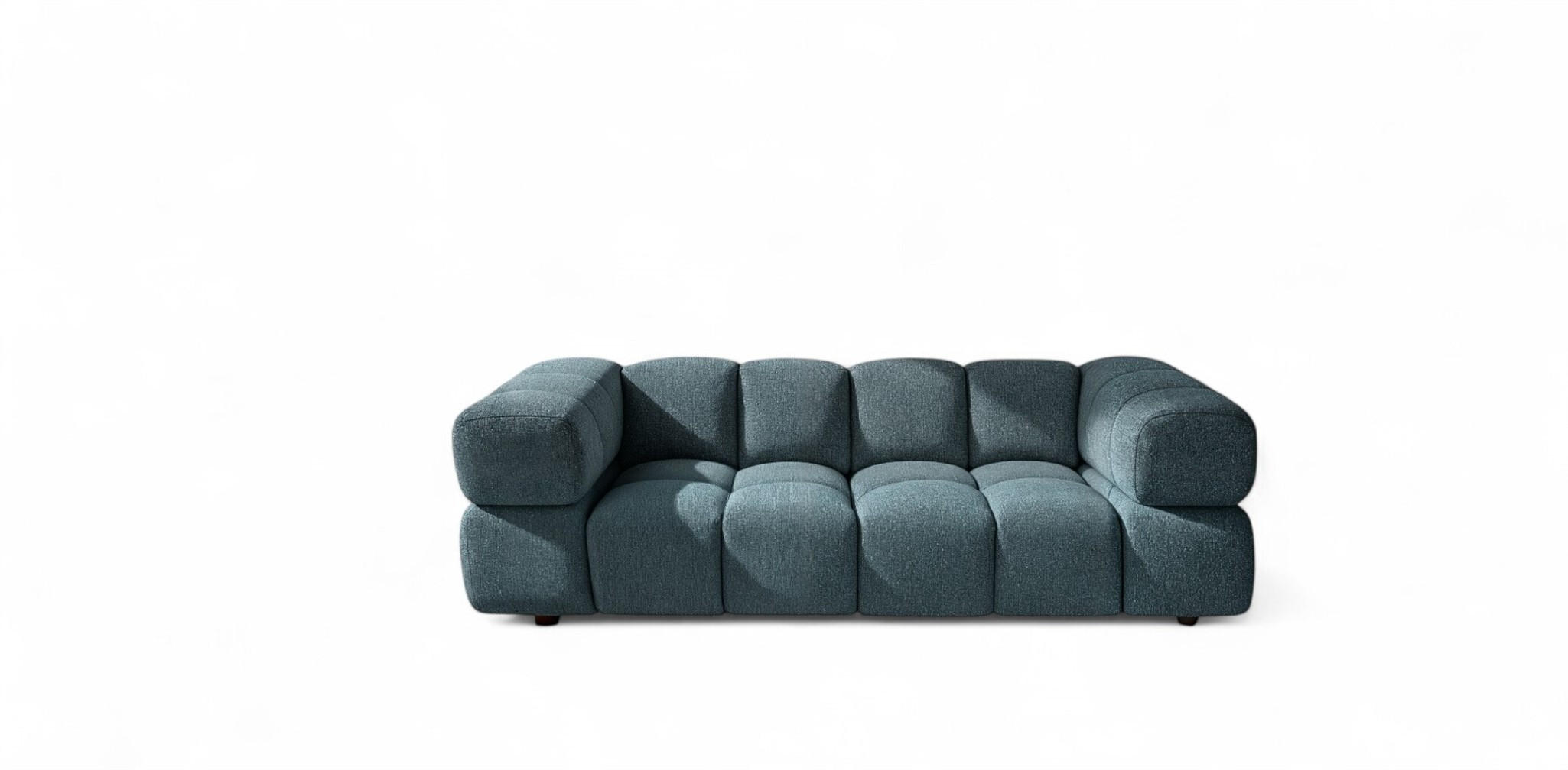 SOFA 3-sitzer Blanche In Puente - Türkis, Holzwerkstoff/Textil (240/70/96cm) - Fun Möbel