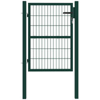 GARTENTOR aus Stahl - Grün, Metall (6/170cm) - Outsunny