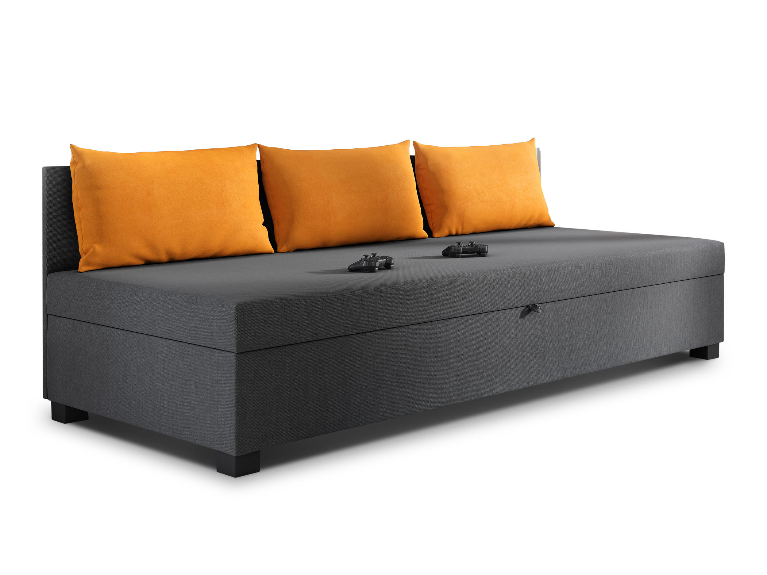 XXXLutz Schlafsofa Grau 195x66x82 cm