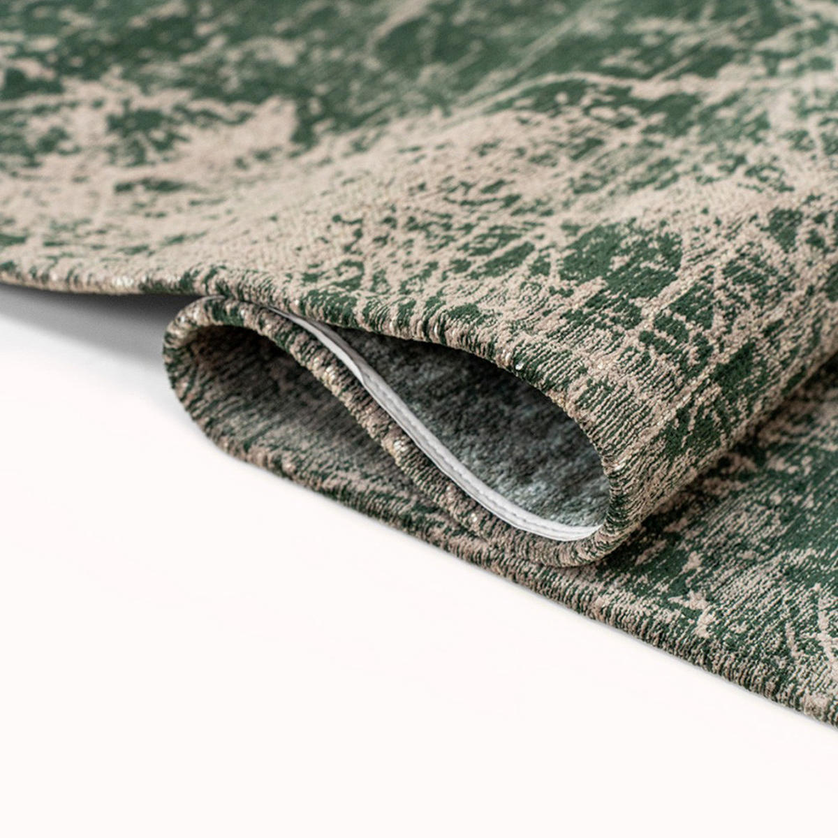 TEPPICH Dark Pine Mad Men Cracks 80/150 cm - Grün, Textil (80/150cm) - Louis De Poortere