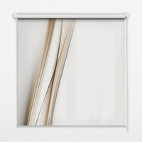 VNÚTORNÁ roleta - okenná roleta - roleta - 150x180 cm - Vlna na bielom pozadí - biela, plast (150/180/0.5cm) - TULUP