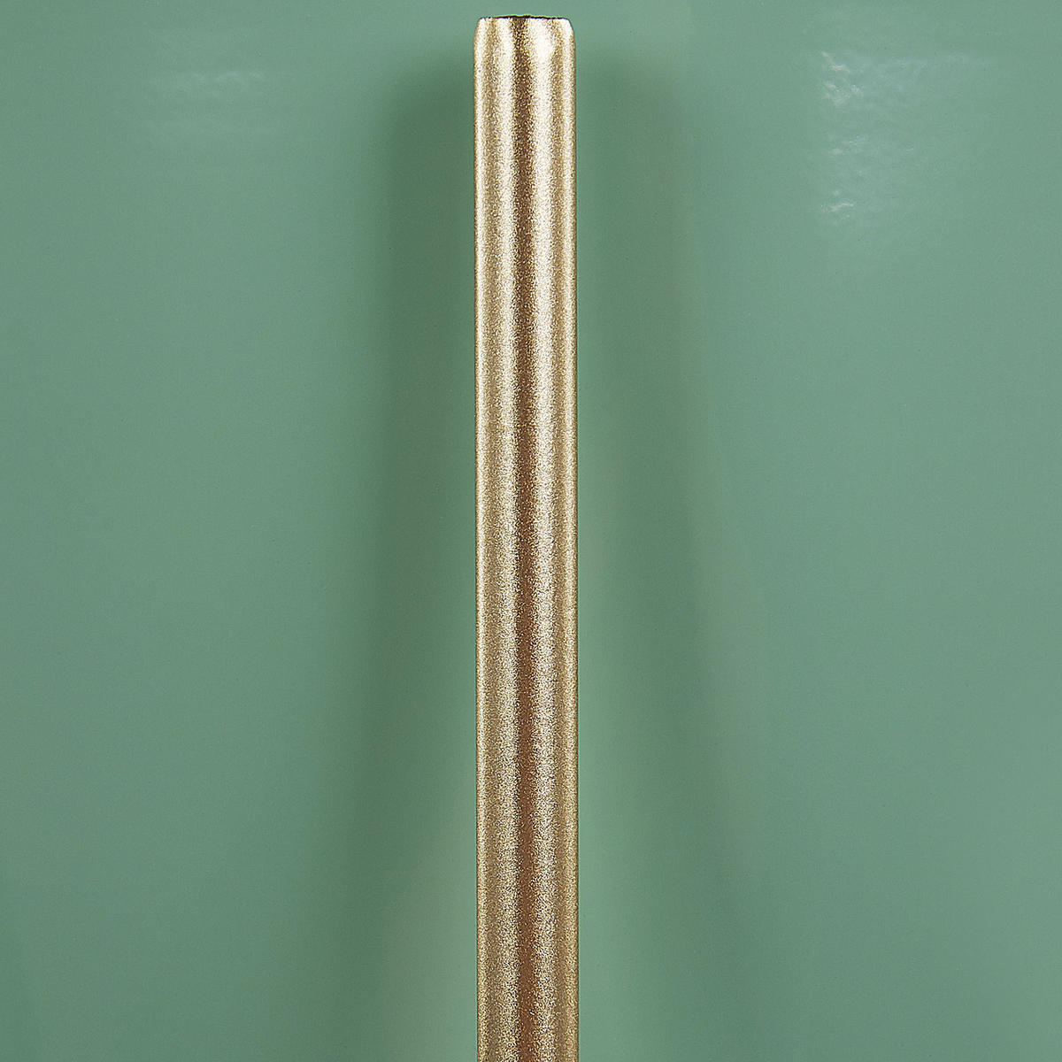 PFLANZENSTÄNDER Metall mintgrün/gold 31 cm Lefki - Goldfarben/Grün, Metall (31cm) - Beliani