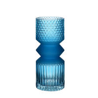 VASE Serenite Blau 10/10/24.5 cm Glas - Blau, Glas (24.5cm) - Mondex