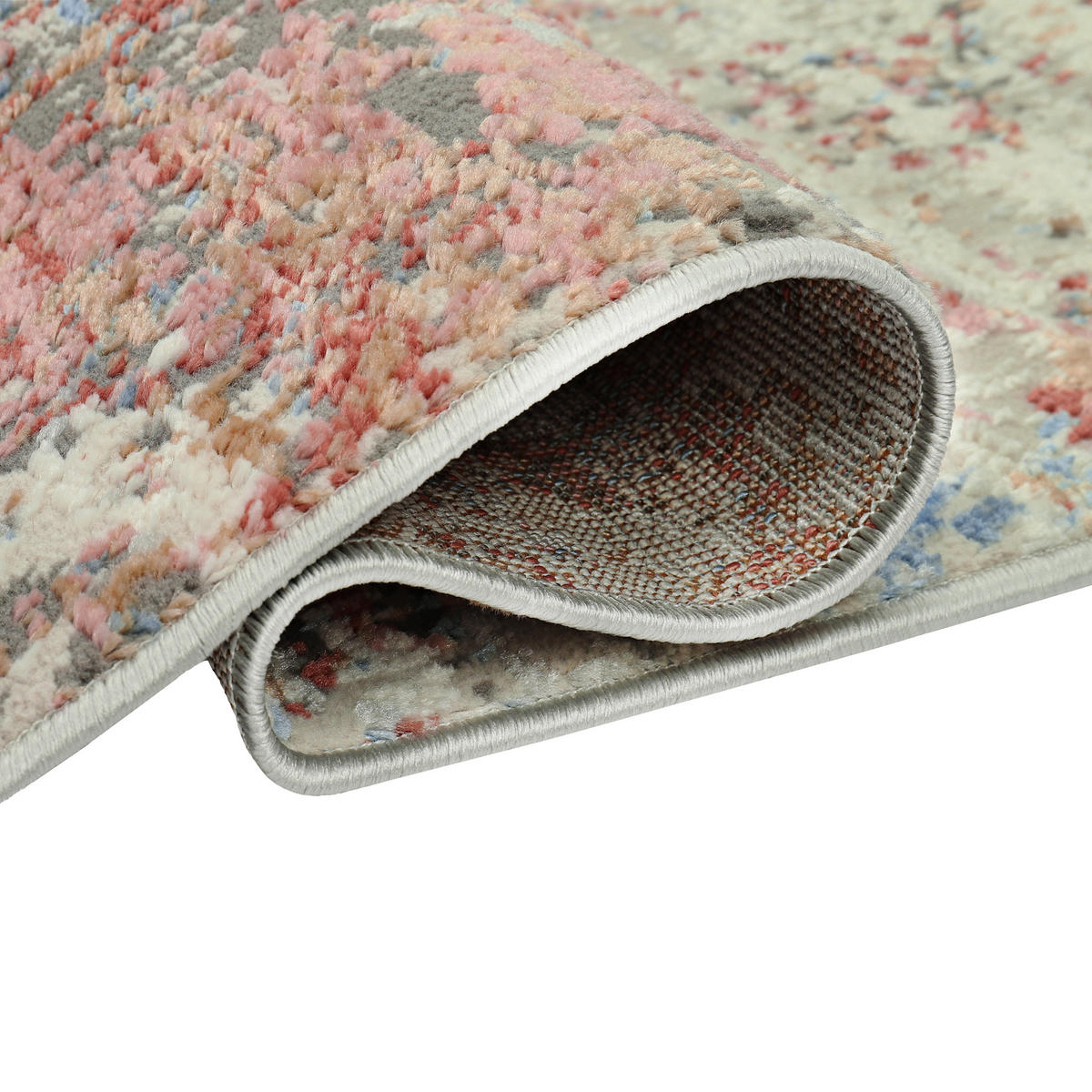 TEPPICH RETRO Hellgrau 160/220 cm - Hellgrau, Textil (160/220cm) - Tapiso