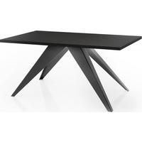 ESSTISCH Vance rechteckig ausziehbar, Schwarz 140-240/80/76 cm - Schwarz, Holzwerkstoff/Metall (80/240/76cm) - WFL GROUP