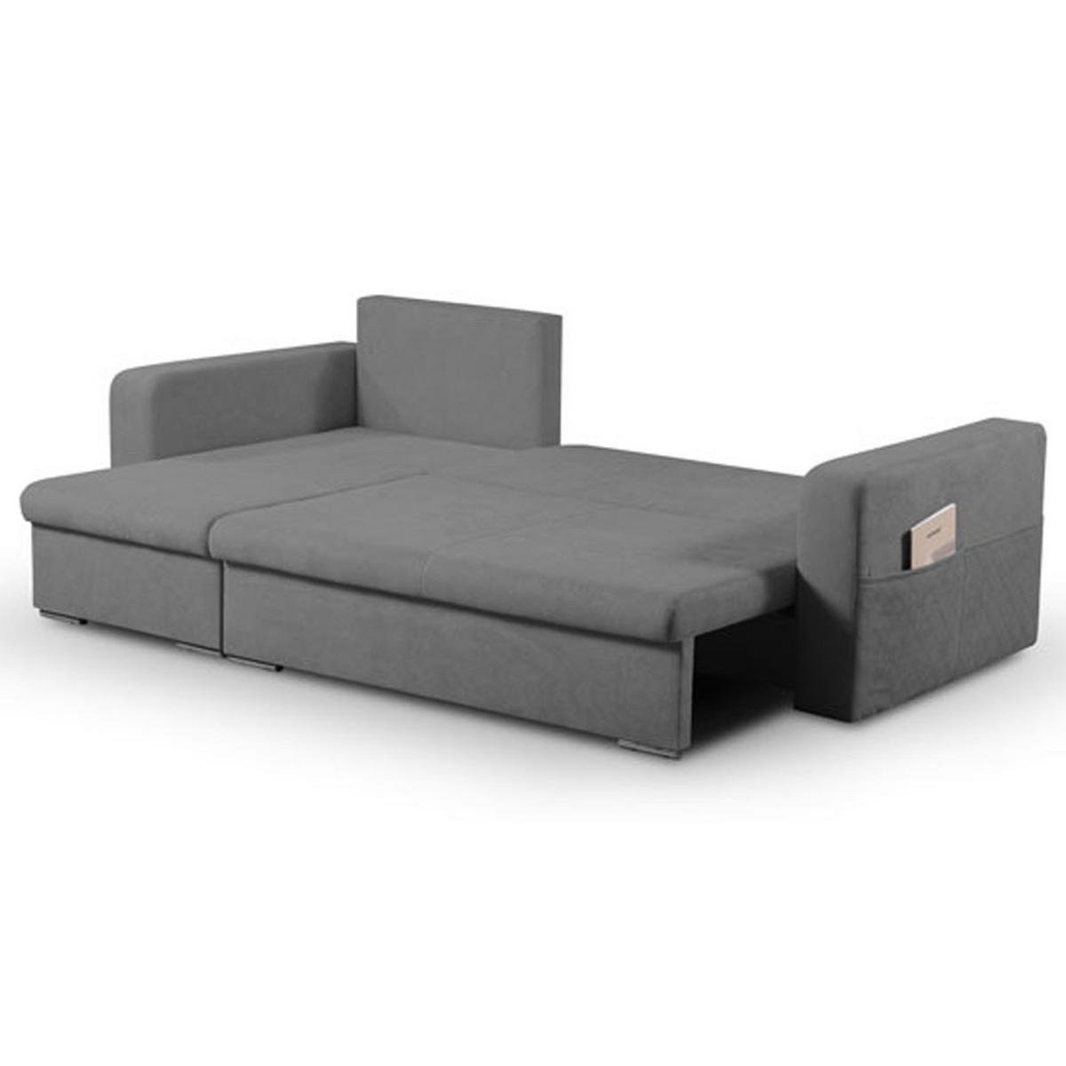 ECKSOFA Asti hellgrau 234 / 140 / 76cm - Grau, Holz/Holzwerkstoff (234/140cm) - Feldmann-Wohnen