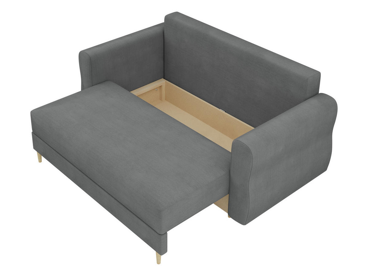 SCHLAFSOFA Zako 2 - Beige/Naturfarben, Holz/Textil (167/85/77cm) - MIRJAN24