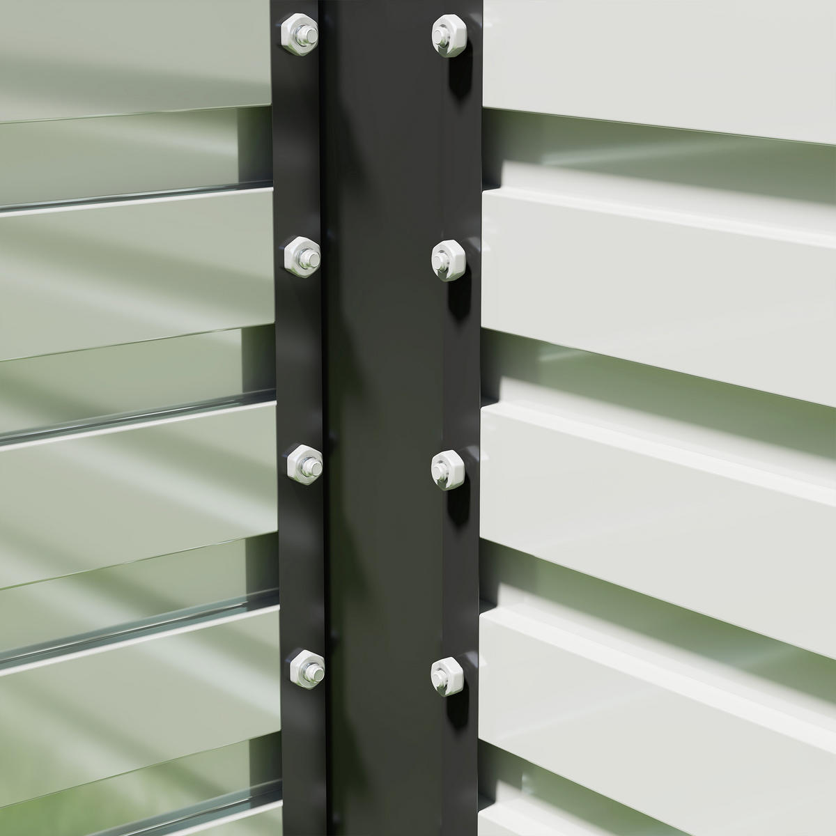 HOCHBEET DE-12170 240/120/60 cm, e/tra tief, offener Boden Grau - Dunkelgrau, Metall (240/60/120cm) - ComfortXL