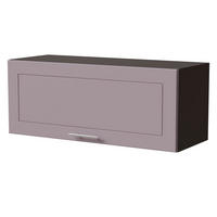KLAPPHÄNGESCHRANK Bari W4B/90 Lava / RAL 4009 pastellviolett 90 / 32,5 / 36cm Blum Avenots Klappenbeschlag - Dunkelgrau/Violett, Holz/Holzwerkstoff (90/36/32.5cm) - Feldmann-Wohnen