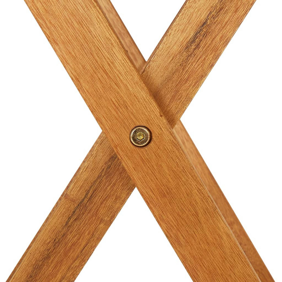 GARTEN-ESSGRUPPE 3-teilig Klappbar Massivholz Akazie - Braun, Holz - vidaXL